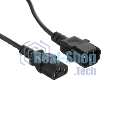 Кабель монитор-компьютер (UPS->уст-во) ExeGate Power EC-5P (С13->С14) VDE-250V-3*0,75-CU, 10A, 5м