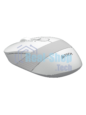 Мышь беспроводная A4Tech Fstyler FG10S белый/серый, 2000 dpi, радиоканал, USB, кнопки - 4