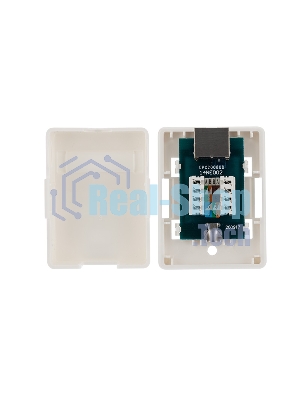Рoзетка компьютерная внешняя Rexant 1-порт RJ-45 (8P8C), FTP экранированная, категория 6