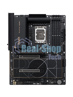 Материнская плата ASUS ProArt Z890-CREATOR WIFI, LGA 1851, Intel Z890, 4xDDR5, 4xSATA, 5xM.2, 2xPCIe 5.0 x16, 1xPCIe 4.0 x16, 1xHDMI, 1xDP, 1x 10Gb LAN, 1x 2.5Gb LAN, 2xUSB-C 10Gbps, 6xUSB-A 10Gbps, 1xUSB-A 2.0, 7.1, ATX