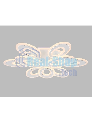 Потолочный светодиодный светильник FA8933/6+3 WH/CH белый/хром 255W 3000K-6400K 740*660*120 (ПДУ РАДИО 2.4G)