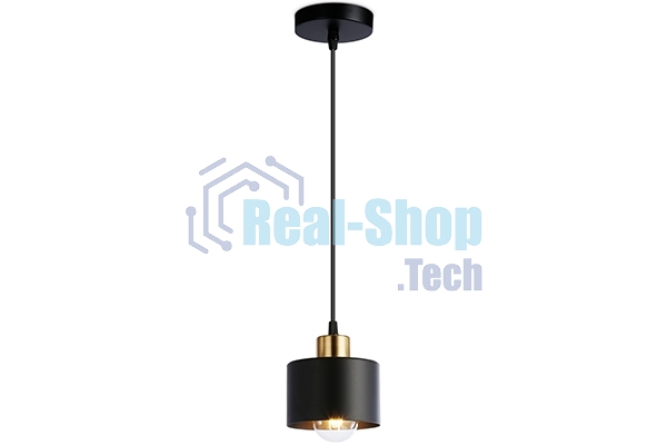 Светильник Ambrella light TR8113 BK/BS черный/латунь E27 max 40W D120*940