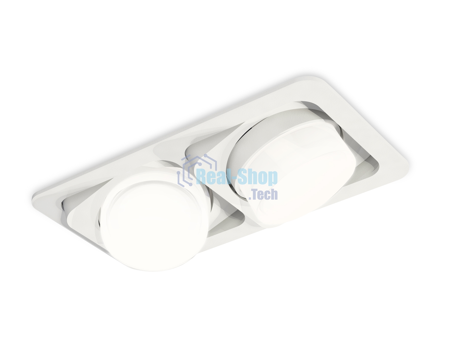 Комплект встраиваемого поворотного светильника Ambrella light XC7663083 SWH/FR/CL белый песок/белый матовый/прозрачный MR16 GU5.3 (C7663, N7160)