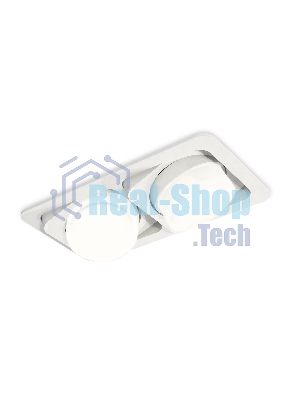 Комплект встраиваемого поворотного светильника Ambrella light XC7663083 SWH/FR/CL белый песок/белый матовый/прозрачный MR16 GU5.3 (C7663, N7160)