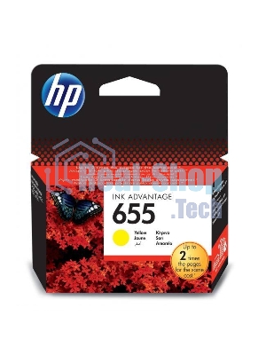 Картридж струйный HP 655 CZ112AE желтый для HP DJ IA 3525/4615/4625/5525/6525 (600 стр.)