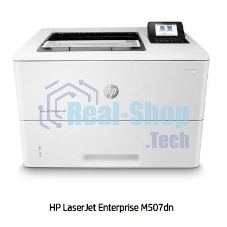 Принтер лазерный HP LaserJet Enterprise M507dn (1PV87A), A4, ч/б, печ. до 43 стр/мин, 1200 x 1200 dpi, USB, RJ-45, Air Print, Mopria