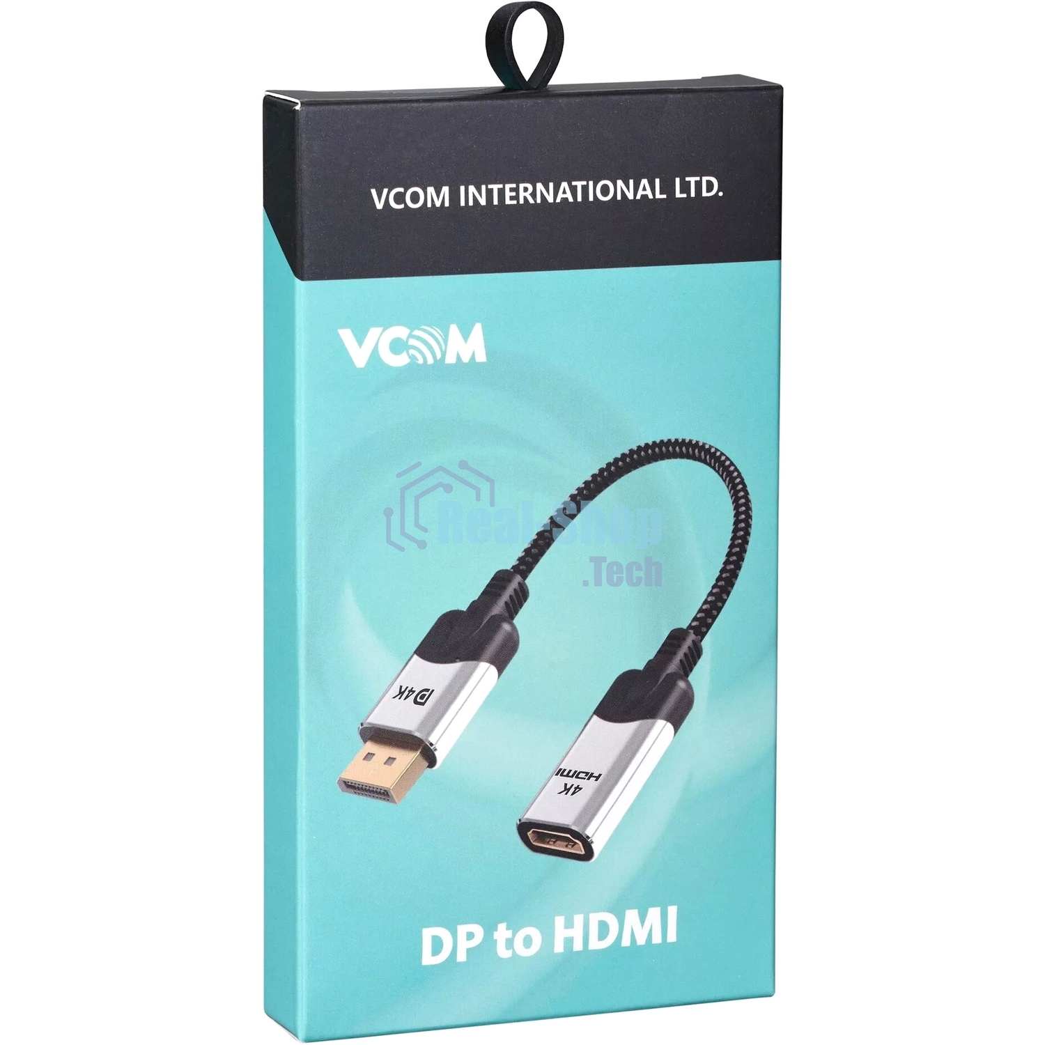 Кабель VCOM DisplayPort TO HDMI 4K 0.15 M CG621M-0.15