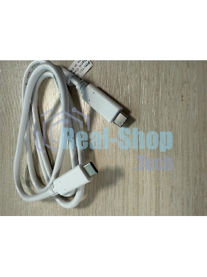 Кабель Type-C/Type-C, 3А, 60Вт, PD/QC3.0, медь, 1м, белый