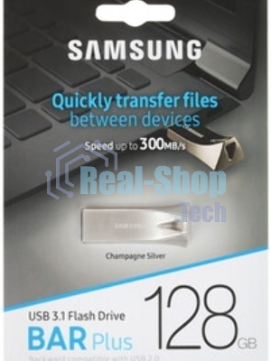 Флешка USB Samsung BAR Plus 128Gb USB Drive USB 3.1 (up to 300Mb/s) (MUF-128BE3)