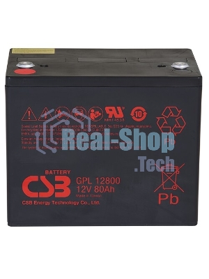 Батарея CSB GPL-12800 (12V, 80Ah) для UPS