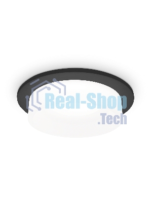 Светильник Ambrella light TN1312 SBK/FR черный песок/белый матовый GU5.3 D98*45