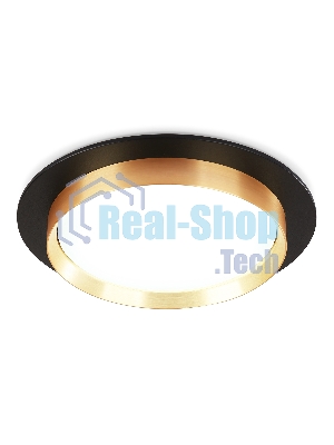 Светильник встраиваемый TU5020 BK/GD черный/золото IP20 GX70 D150*45