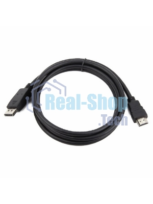 Кабель DisplayPort-HDMI Gembird/Cablexpert 3м, 20M/19M, черный, экран, пакет