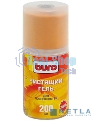 Чистящий набор (салфетки + гель) Buro BU-Gsurface (салфетка и гель) для поверхностей 200 мл