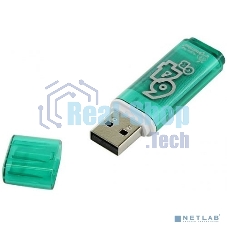 Флешка USB Smartbuy Glossy series green (SB64 GbGS-G), 64Gb, USB 2.0, R/W 25/15, зеленый