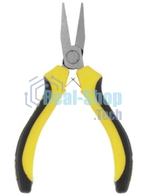 Мини-тонкогубцы Deli DL103204 160мм, двухкомпонентная рукоять