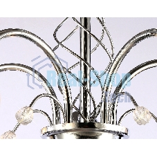 Светильник Ambrella light TR3188/5 CH/CL/FR хром/прозрачный/белый матовый E27/5 max 40W D600*285