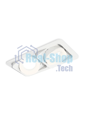 Комплект встраиваемого поворотного светильника Ambrella light XC7663084 SWH/FR белый песок/белый матовый MR16 GU5.3 (C7663, N7165)