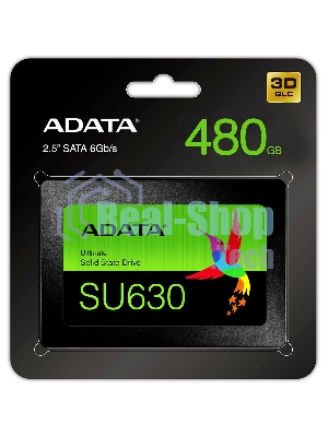 Накопитель SSD ADATA SU630, 480Gb, SATA III, 2.5