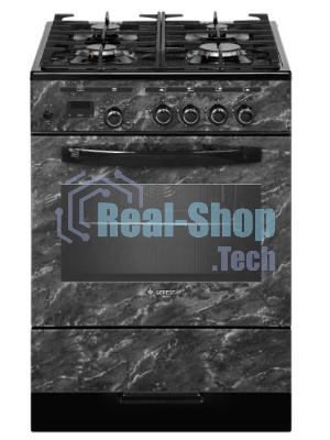 Плита газовая Gefest ПГ 6500-03 0053 черный, конфорок 4 шт, духовка 52 л, 60 см x 85 см x 60 см