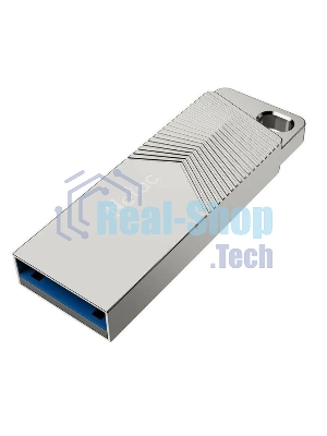 Флешка USB Netac UM1 (NT03UM1N-032G-32PN), 32Gb, USB 3.2, R/W 150/45, серебристый