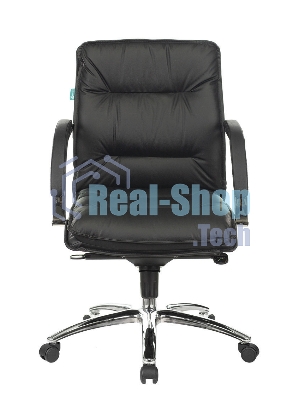 Кресло Бюрократ T-9927SL-LOW/BLACK черный, кожа