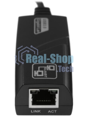 Кабель-адаптер ExeGate EXE-725C-45 (USB3.0 Type-C --> 1xRJ45 UTP 100Mbps/1000Mbps/2.5Gbps, Realtek Chipset RLT8156, корпус алюминиевый, серебристый)