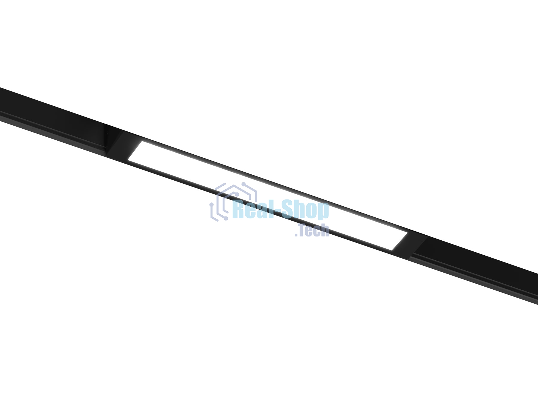 Трековый линейный светильник Ambrella light GL8035 BK черный IP20 9W 3000-6000K 220V 120° 220*25*41