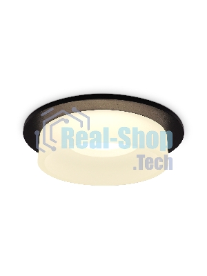 Светильник Ambrella light TN1312 SBK/FR черный песок/белый матовый GU5.3 D98*45