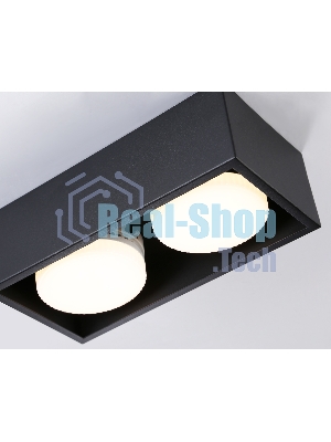 Светильник накладной TN70829/2 BK черный GX53/2 max 12W 200*100*60