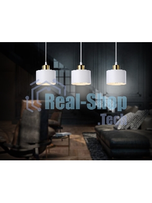 Светильник Ambrella light TR8117/3 WH/BS белый/латунь E27*3 max 40W 580*120*970