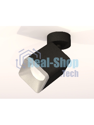 Светильник Ambrella Light XM7813003 SBK/SSL черный песок/серебро песок MR16 GU5.3 (A2210, C7813, N7703)