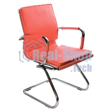 Кресло Бюрократ CH-993-Low-V/Red красный, экокожа, 120 кг, механизм качания, низкая спинка