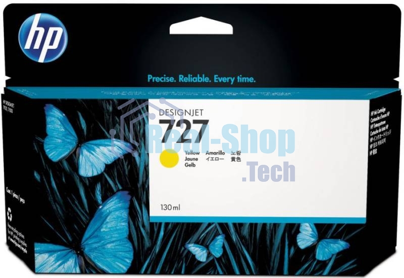 Картридж струйный HP 727 B3P21A желтый для HP DJ T920/T1500 (130мл)