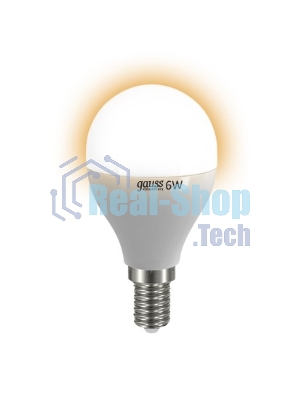 Лампа cветодиодная Gauss LED Elementary Globe 6W E14 2700Kарт.LD53116