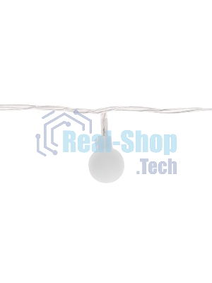 Гирлянда светодиодная Neon-night Шарики 5м, 20 LED, IP20, прозрачный провод, свечение мульти (RG/RB), мигание, 230В