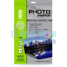 Фотобумага Cactus CS-MGA669010 A6/690г/м2/10л./белый глянцевое/магнитный слой для струйной печати