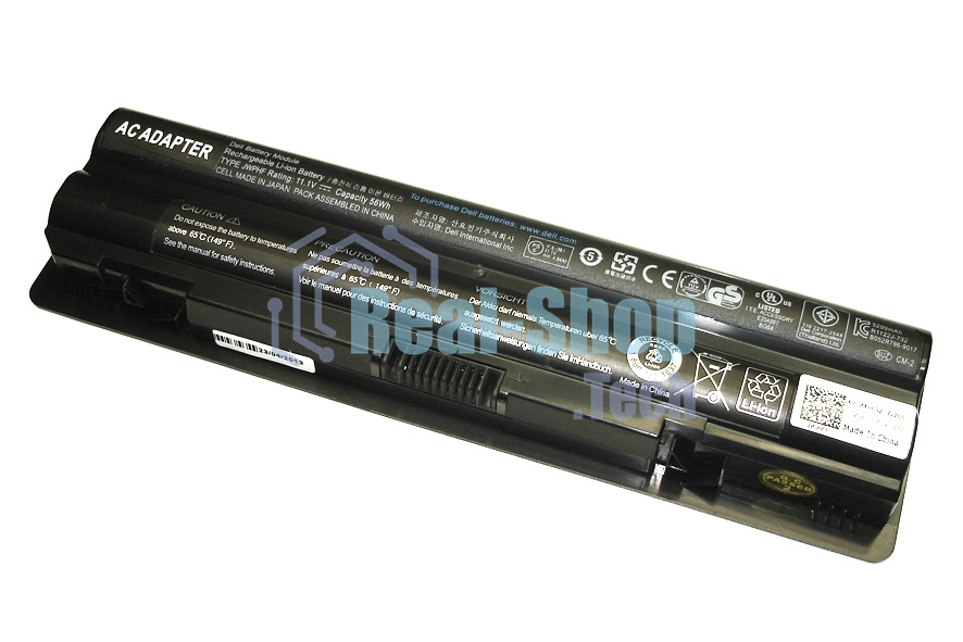 Аккумуляторная батарея для ноутбука DellXPS 14 11.1V 4400mAh черный