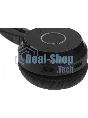 Гарнитура Jabra Evolve 65 TE чёрный, беспроводная, Bluetooth, до 16 ч