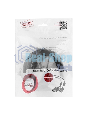 Кабель DVI-D single link Gembird/Cablexpert, 19M/19M, 1.8м, черный, экран, феррит.кольца, пакет (CC-DVI-BK-6)