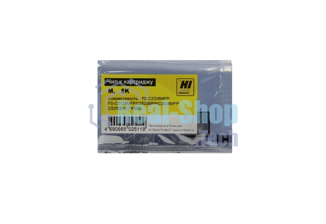 Чип Hi-Black к картриджу Kyocera Mita FS-C2026/C2126MFP/C5250DN, M, TK-590, 5К
