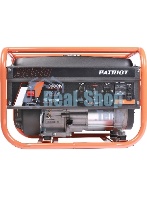 Электрогенератор бензиновый Patriot GRS 3800, 3 кВт, 62 дБ, 40 кг