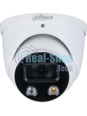 Камера видеонаблюдения IP Dahua DH-IPC-HDW3449HP-AS-PV-0360B-S5 3.6-3.6мм цв. корп.:белый/черный (DH-IPC-HDW3449HP-AS-PV-0360B)