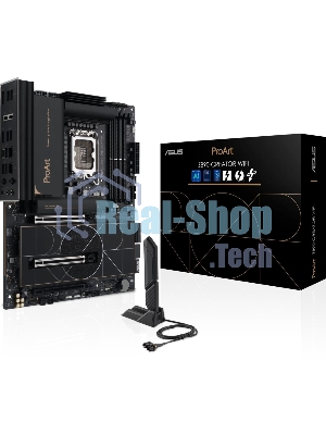 Материнская плата ASUS ProArt Z890-CREATOR WIFI, LGA 1851, Intel Z890, 4xDDR5, 4xSATA, 5xM.2, 2xPCIe 5.0 x16, 1xPCIe 4.0 x16, 1xHDMI, 1xDP, 1x 10Gb LAN, 1x 2.5Gb LAN, 2xUSB-C 10Gbps, 6xUSB-A 10Gbps, 1xUSB-A 2.0, 7.1, ATX