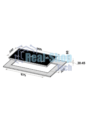 Индукционная варочная панель Maunfeld CVI904SFLBK LUX Inverter