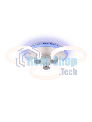 Потолочный светодиодный светильник FA3838/3 WH белый 42W 3000K-6400K+RGB D458*80 (ПДУ РАДИО 2.4G)