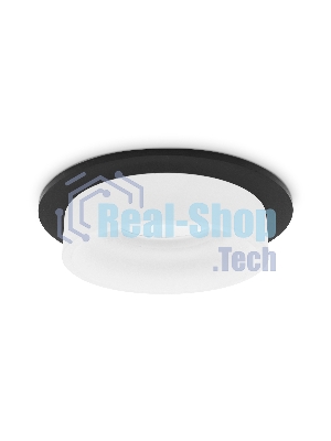 Светильник Ambrella light TN1312 SBK/FR черный песок/белый матовый GU5.3 D98*45