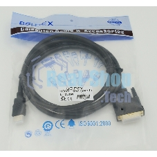 Кабель видео Behpex HDMI (m)/DVI-D (Dual Link) (m) 2м. черный