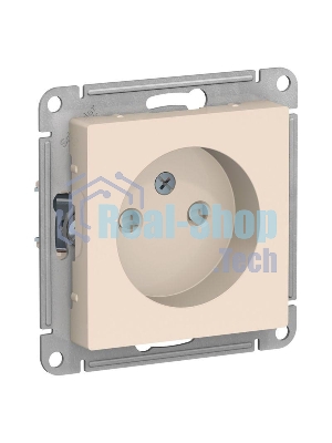 Механизм розетки 1-м СП AtlasDesign без заземл. защ. шторки 16А беж. SchE ATN000249