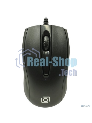 Мышь проводная Oklick 325M черный, 1000 dpi, USB, кнопки - 3